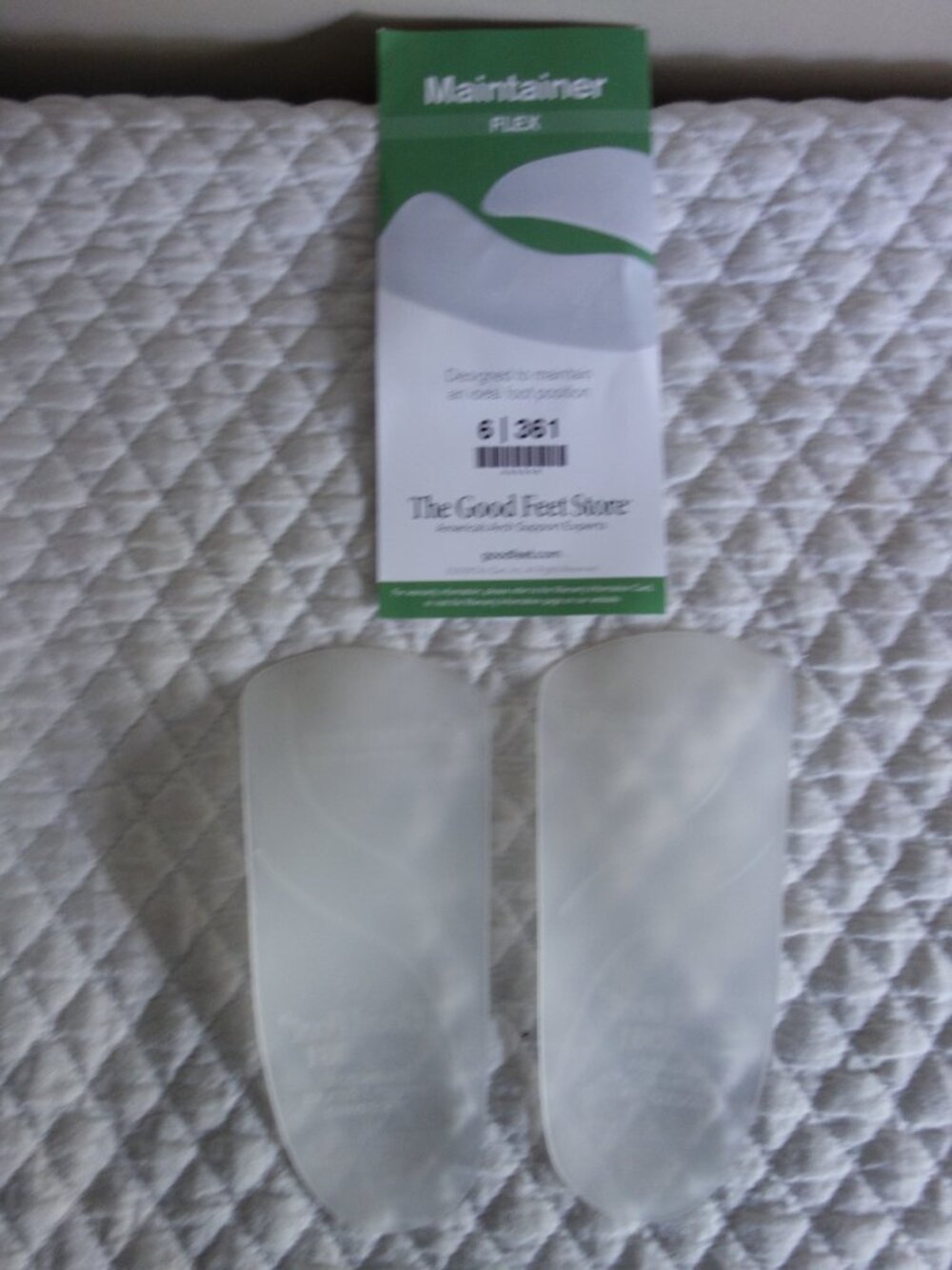 Box of 3 sole inserts arch supports – THE GOOD FEET STORE – 3 Step System - Picture 6 of 13